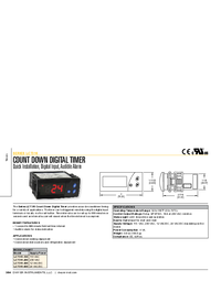 Thumbnail of document Data Sheet - Series LCT316 Low Cost Digital Timer